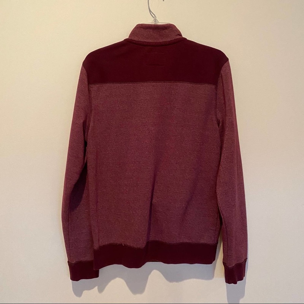 Aeropostale Mens Marled 1/4 Zip Fleece Jacket - Picture 2 of 5